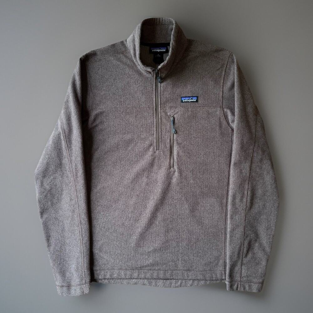 Patagonia Oakes 1/4 Zip Pullover Small Brown Multicolor Lightweight Outerwear
